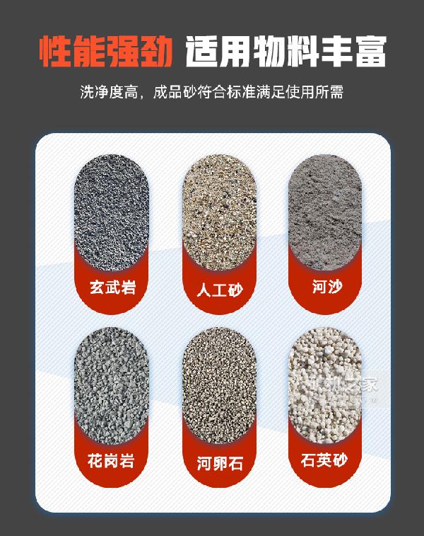 輪斗洗砂機(jī)適用范圍