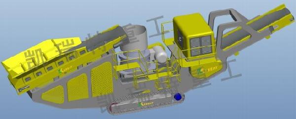 履帶移動(dòng)圓錐式破碎站