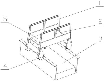 一種轉(zhuǎn)載機(jī)行人安全過橋的制作方法