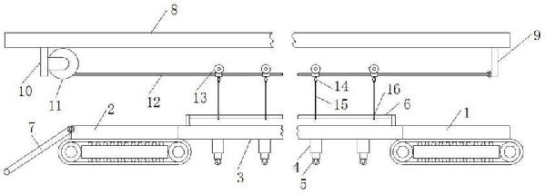 一種綜掘機(jī)二運(yùn)架空運(yùn)行裝置的制作方法