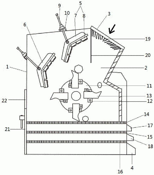 一種高效反擊式破碎機(jī)的制作方法