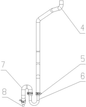 一種離心式油氣分離器U型回油結(jié)構(gòu)的制作方法