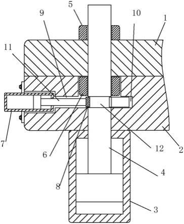 一種單缸圓錐機(jī)架拆裝固定機(jī)構(gòu)的制作方法