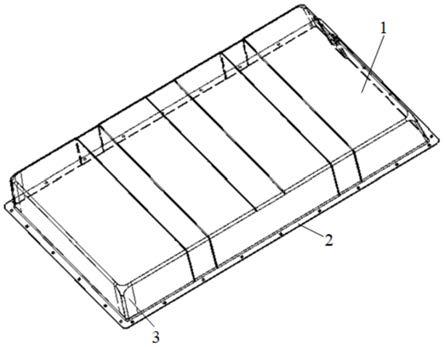 一種復合材料電池箱上蓋快速成型工藝的制作方法