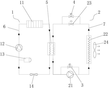 一種新型儲能電池水冷機(jī)組系統(tǒng)的制作方法