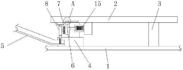 一種皮帶機(jī)下料溜槽緩沖結(jié)構(gòu)的制作方法