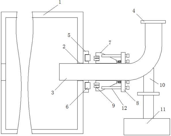 濕式球磨機(jī)磨頭密封結(jié)構(gòu)的制作方法