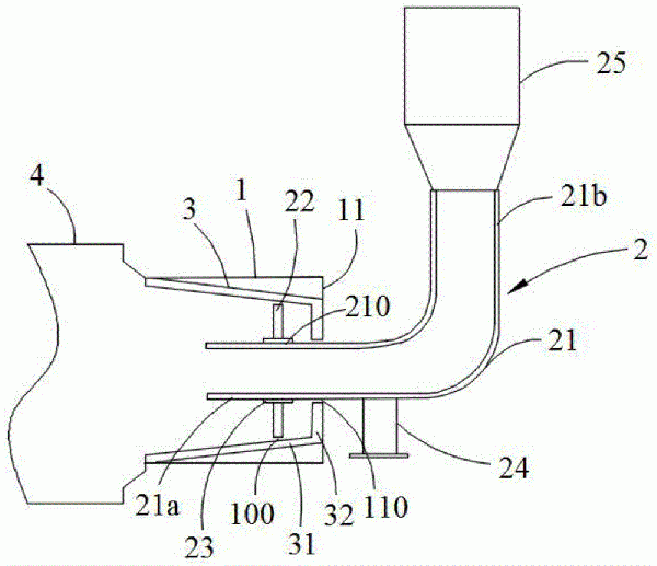 球磨機及其進料結構的制作方法