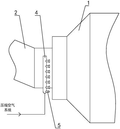 磨煤機(jī)入口防漏裝置的制作方法