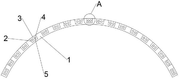 TBM新型內(nèi)扣式鋼筋排支護(hù)系統(tǒng)的制作方法