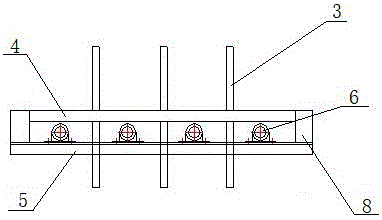 一種礦井提升機(jī)平衡繩新型保護(hù)隔離裝置的制作方法