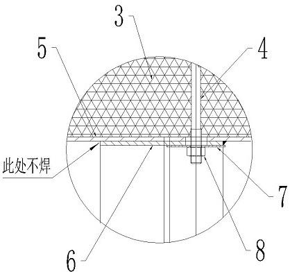 一種磷酸鐵回轉(zhuǎn)窯筒體部的制作方法