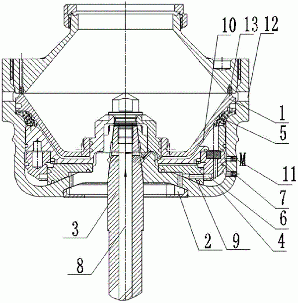 碟式分離機用定量排渣結(jié)構(gòu)