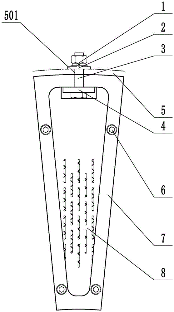 可調(diào)活化襯板及管磨機(jī)