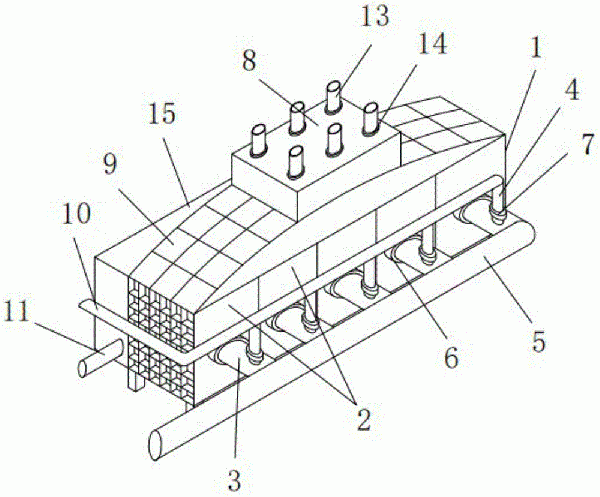 新型五室RTO催化燃燒設備的制作方法