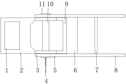 礦用可調(diào)節(jié)阻車器的制作方法