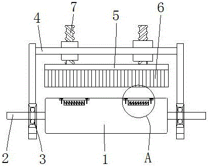 斜皮帶輸送機(jī)用調(diào)節(jié)改向滾筒的制作方法