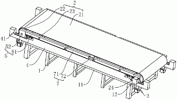 皮帶輸送機(jī)的更換結(jié)構(gòu)