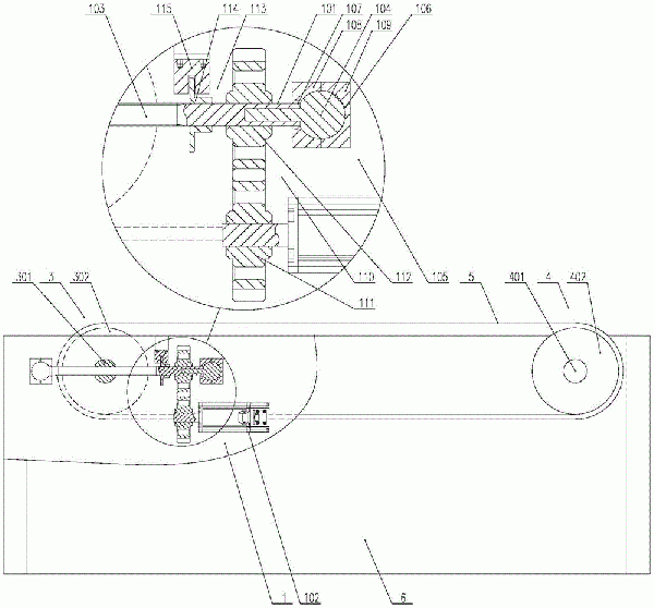 皮帶輸送機(jī)的張緊機(jī)構(gòu)