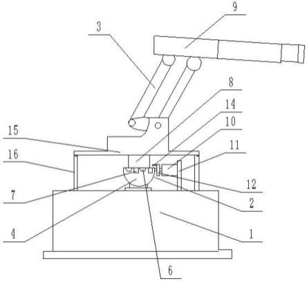 履帶式鉆機(jī)水平方位角調(diào)整裝置的制作方法