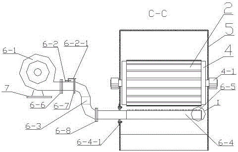 皮帶輸送機(jī)的皮帶風(fēng)力清掃機(jī)構(gòu)