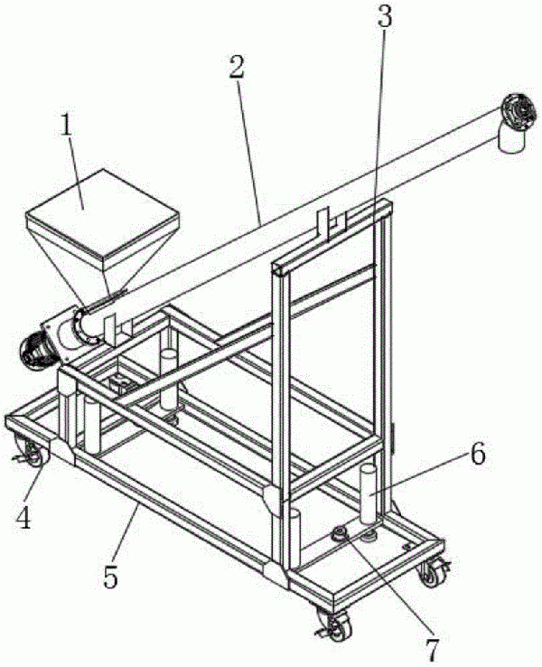 移動(dòng)式螺旋輸送機(jī)