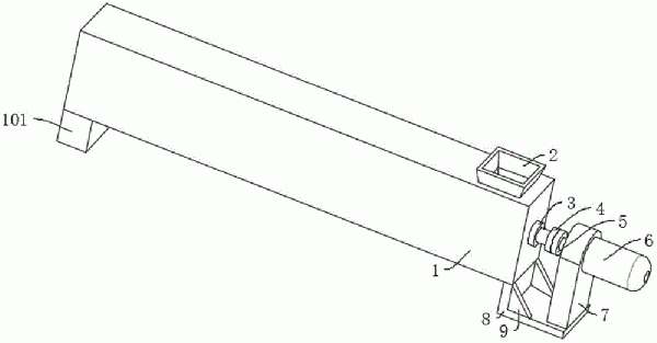 具有自吸進(jìn)料組件的螺旋輸送機