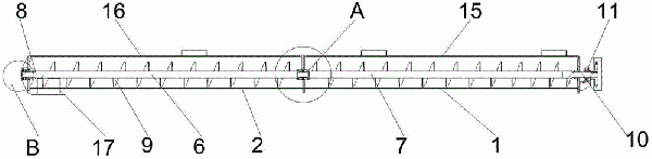 螺旋輸送機(jī)螺桿固定結(jié)構(gòu)