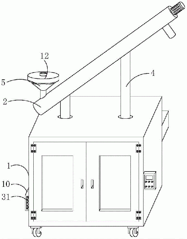 石墨生產(chǎn)用螺旋輸送機(jī)