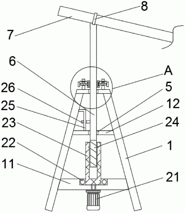 螺旋輸送機(jī)支撐裝置