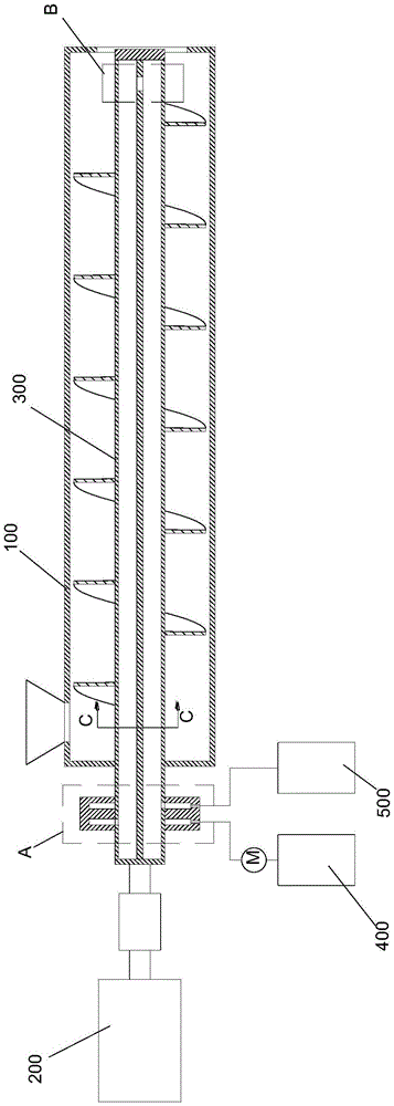 具有冷卻裝置的螺旋輸送機(jī)