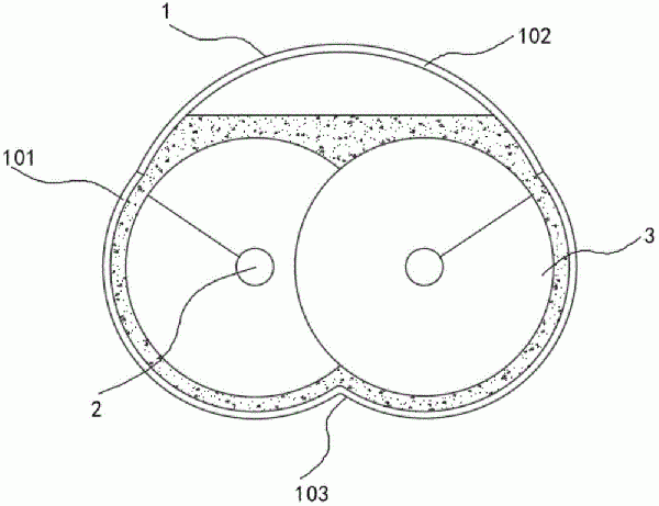 雙軸螺旋輸送機用輸送外殼結(jié)構(gòu)