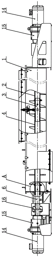 長距離螺旋輸送機