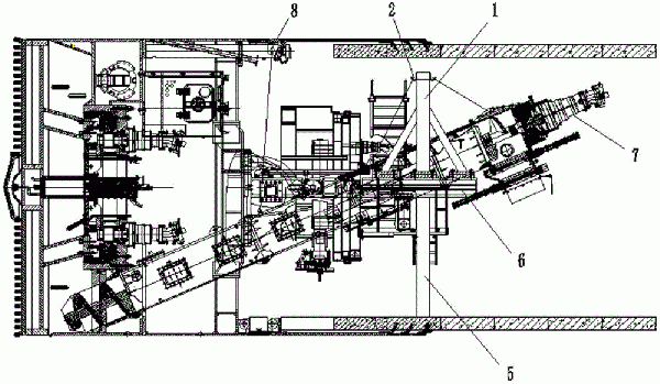 螺旋輸送機(jī)洞內(nèi)拆卸簡易工裝