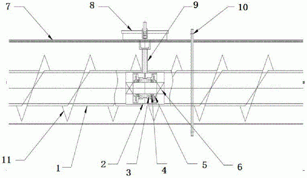 螺旋輸送機的中間吊軸承