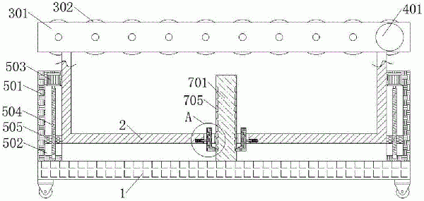 高度可調(diào)節(jié)式滾筒輸送機(jī)