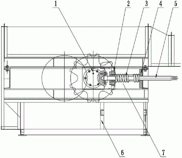 新型漲緊機(jī)構(gòu)的刮板輸送機(jī)