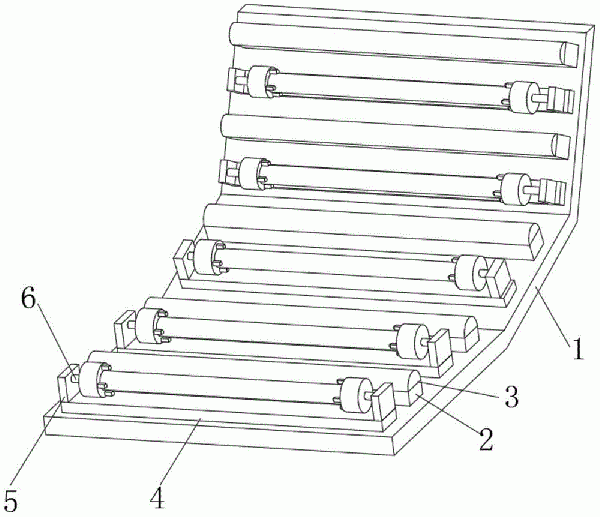 具有抗砸緩沖保護(hù)結(jié)構(gòu)的帶式輸送機(jī)機(jī)尾