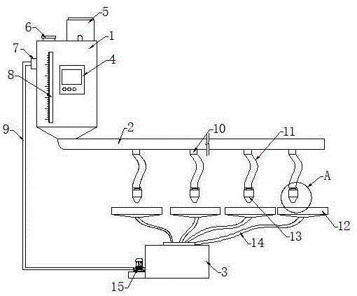 帶式輸送機(jī)用的多點(diǎn)自動(dòng)潤(rùn)滑機(jī)構(gòu)