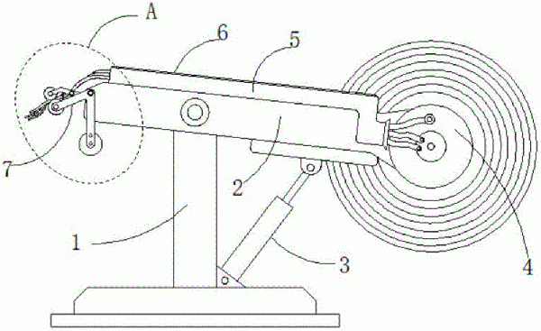 帶式輸送機(jī)用液壓卷帶設(shè)備的加油管道保護(hù)機(jī)構(gòu)