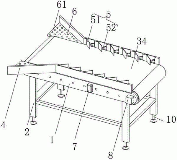 用于防火板生產(chǎn)的帶式輸送機(jī)