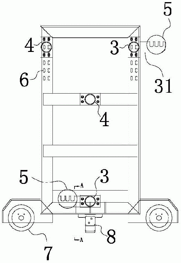 帶式輸送機(jī)支撐小車