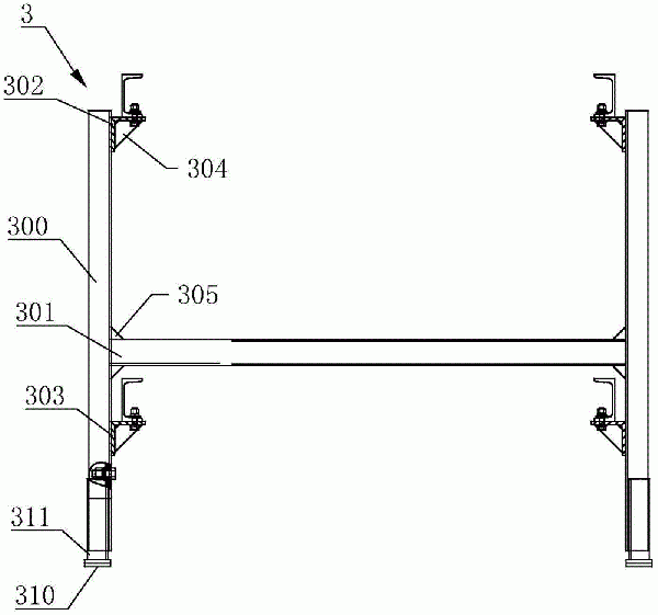 具有可調(diào)支腿的帶式輸送機(jī)