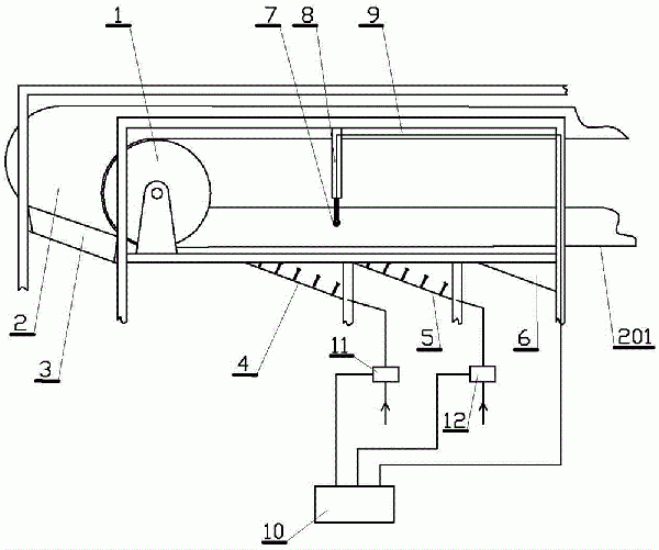 帶式輸送機(jī)自動(dòng)水霧式清掃降塵裝置