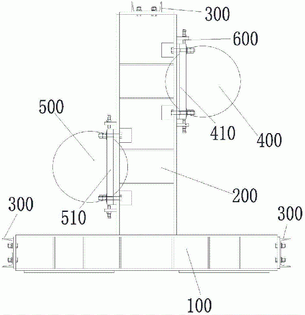 雙向運(yùn)輸帶式輸送機(jī)用卸載架