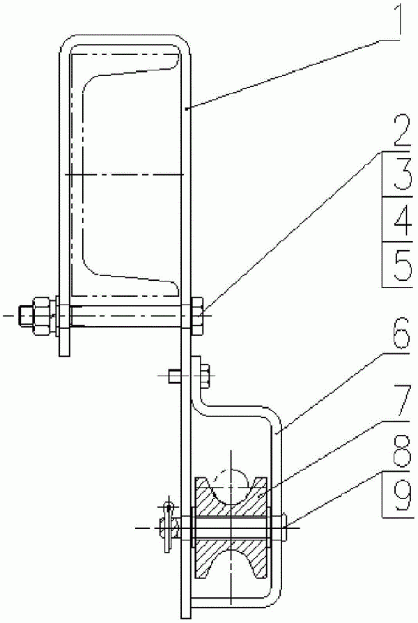 礦用帶式輸送機綜保拉力電纜用電纜掛鉤