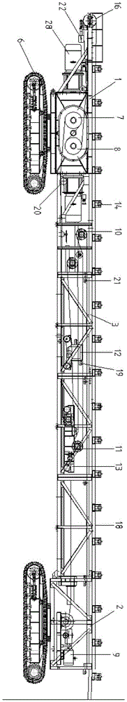 可移動(dòng)伸縮式帶式輸送機(jī)