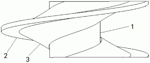 具有自清理功能的雙螺旋輸送機(jī)用葉片結(jié)構(gòu)