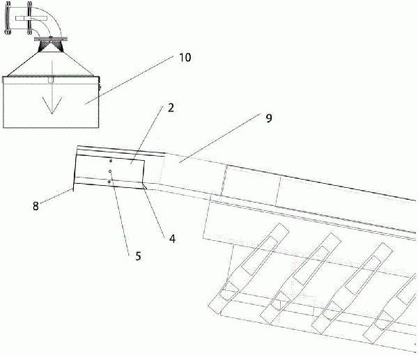 具有擋水結(jié)構(gòu)的振動(dòng)輸送機(jī)