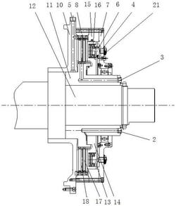 濕式摩擦制動(dòng)永磁電機(jī)